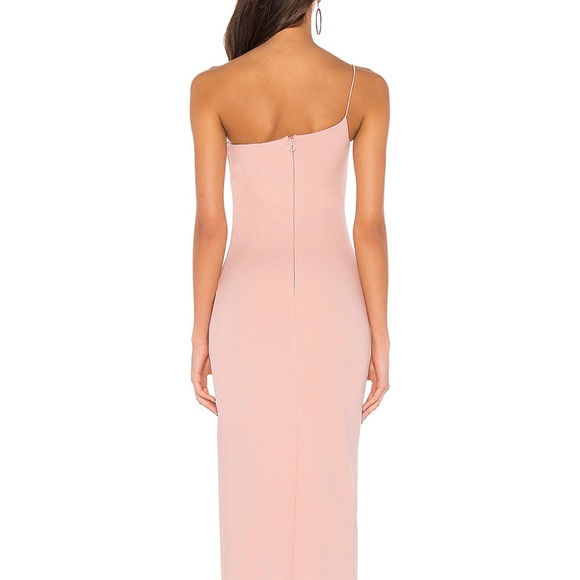Nookie Lust One Shoulder Gown Blush - Picture 2 of 4